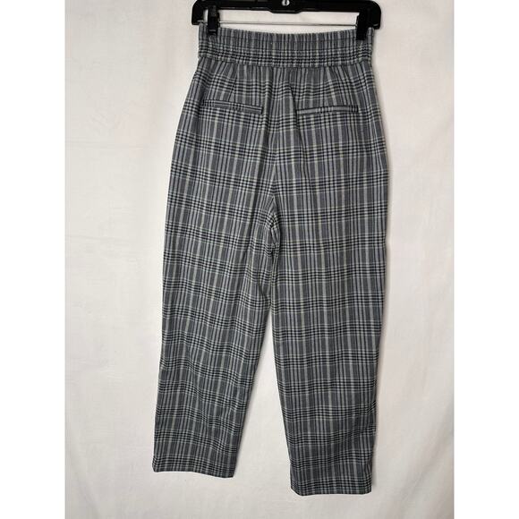 Urban Outfitters Plaid Trouser Ankle Pants Pleated Goth Punk Work Menswear SM - Picture 3 of 6